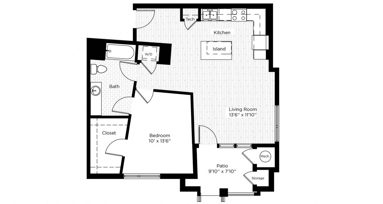 1F WEST floor plan